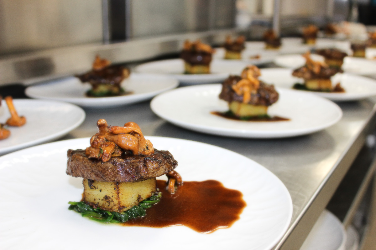 Gourmet-Beef-Tenderloin-Mushroom-Dinner–-Club-at-Barefoot-Beach